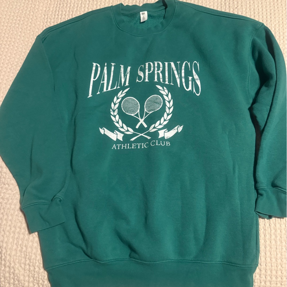 BP Women’s Sweatshirt Small Green Crew Neck